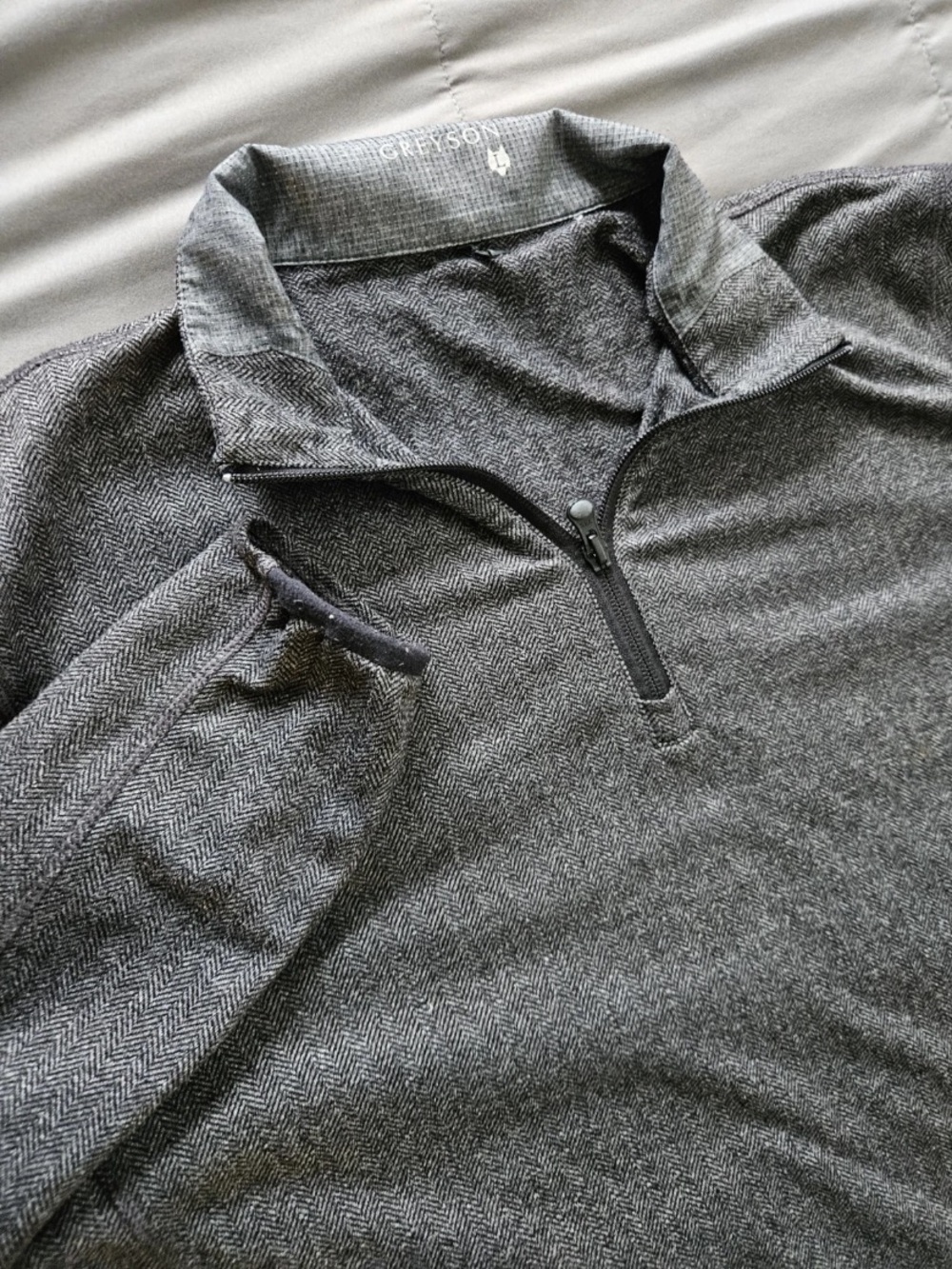 Greyson Men’s Lightweight 1/4 zip Mock Neck